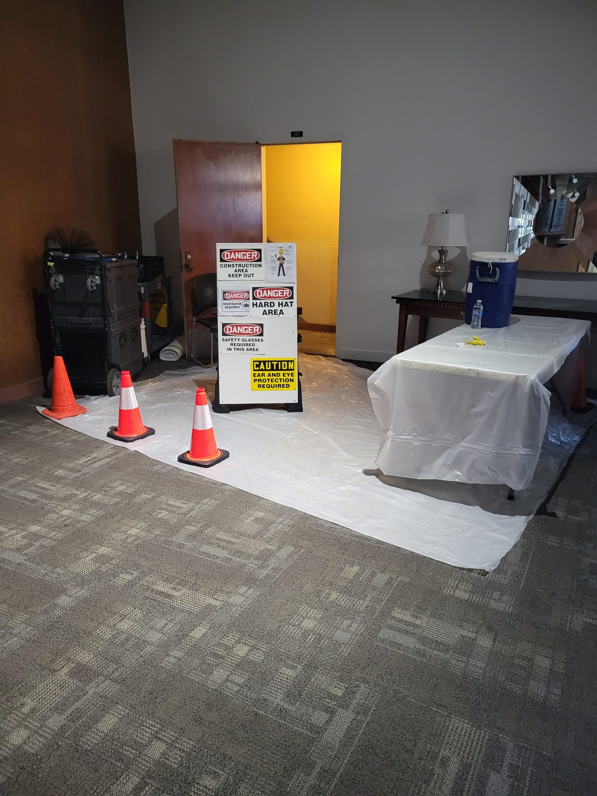 OSHA safety training session with California employees in a classroom setting